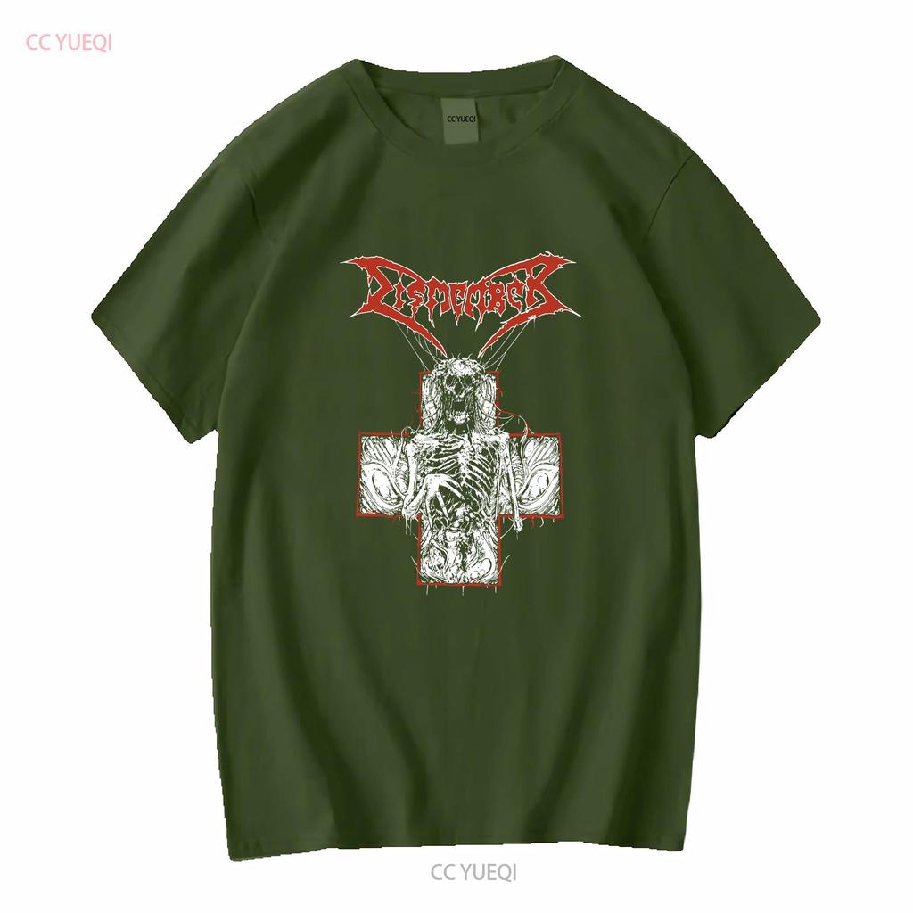 DISMEMBER Winter T Shirt  Black Cotton Size S to 2345XL K3121 vintage Washed Stretched Soft Stylish Slightly designer clothes