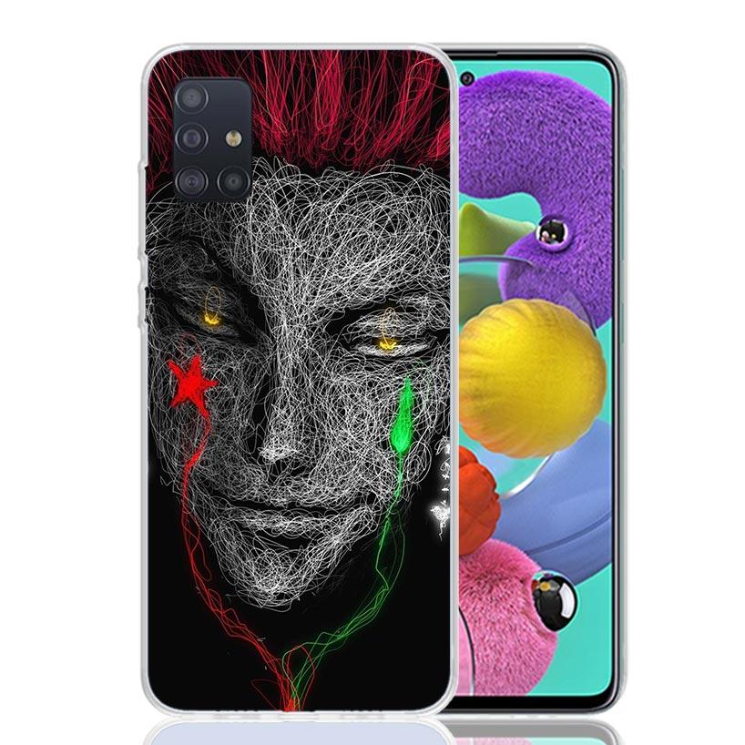 Huner X-Hunters Hisoka Phone Case For Samsung Galaxy A52 A32 A22 A12 A02S A50S A30S A51 A31 AA71 Note 20 Ultra 10 S10 Plus Galax