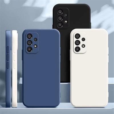 Luxury Liquid Silicone Phone Case For Samsung A13 A14 A15 A21S A25  A31 A32 A33 A34 A35 A36 A41 A42 A50 A51 A52 Back Cover