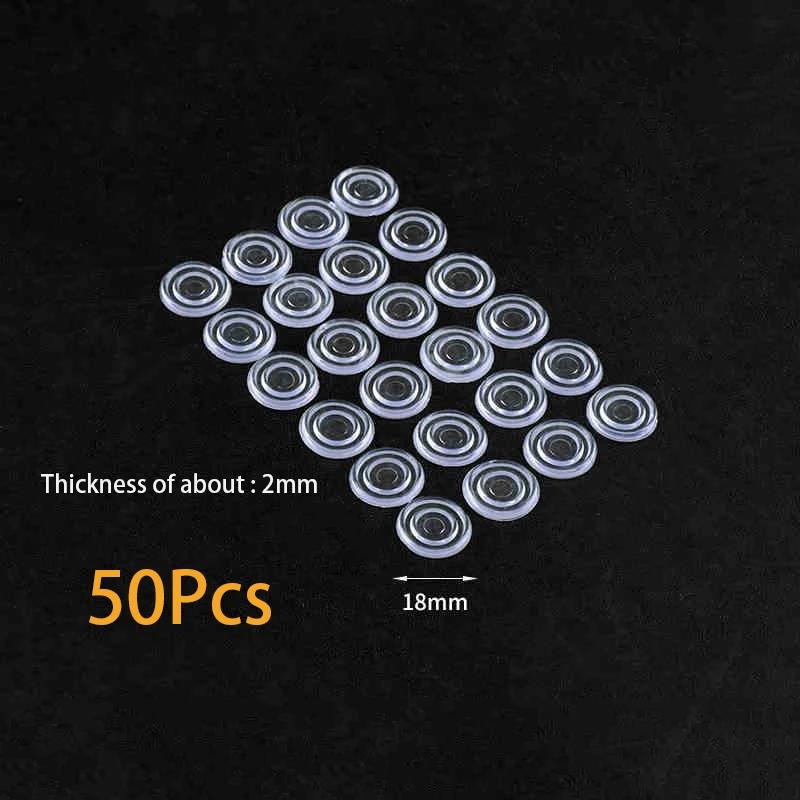 

Round Shape Glass Table Non-slip Soft Grip Pad Transparent Silicon Rubber Fixed Tempered Glass Furniture Accessories