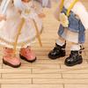 Ob11 Casual Chain Boots Shoes Leather Boots Molly Sister Head Shoes GSC Plain Doll Shoes Doll Accessories 1/12bjd Shoes New