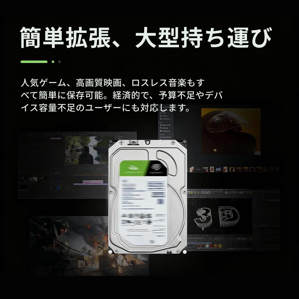 [Refurbished] Seagate Desktop HDD 1TB Series 3.5-inch Internal HDD SATA 6Gb/s 7200rpm 64MB ST1000DM010