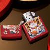 Zippo Lucky Cat Red Matte Windproof Lighter