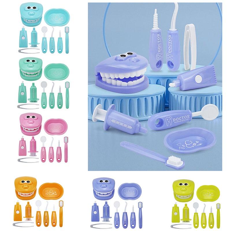 Zestaw zabawek dentystycznych do zabawy dla dzieci, zestaw medyczny