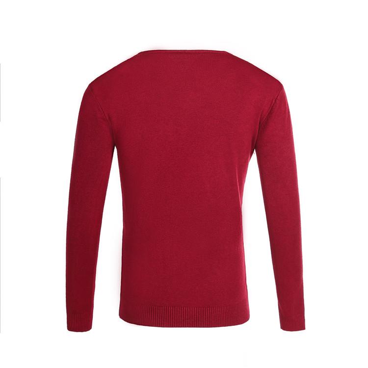 Men's Korean Style Slim Fit V-neck Autumn/Winter Sweater Knit Pullover