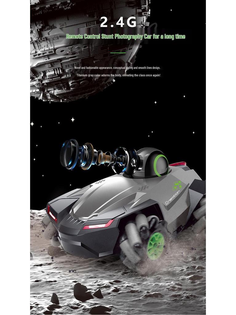 Remote Control Off-Road Stunt Car with Camera - Children's Electric Toy