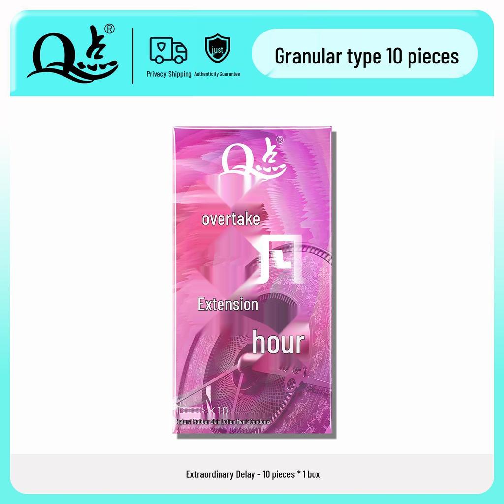 Q Point Ultra-Thin Lubricated Condoms - 10 Count Moisturizing & Safe for Adult Family Planning
