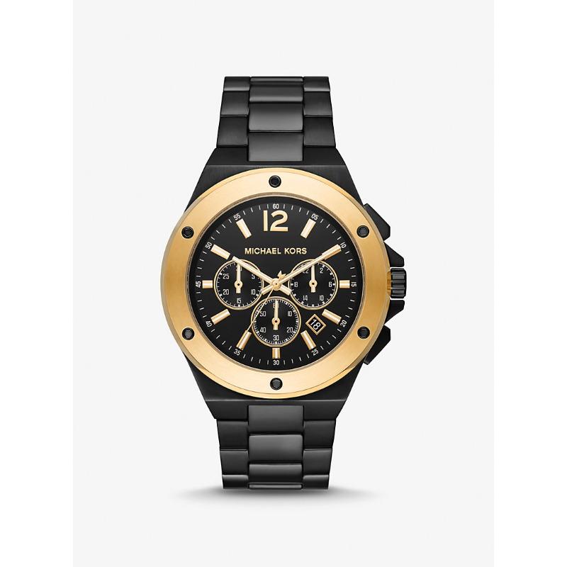 Большие двусторонние часы Michael Kors Lennox MK8941 чёрный
