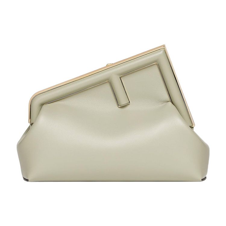 

Fendi First Midi Oversized F Metal Clip Lambskin Shoulder Crossbody Clutch Women Bags Light-Green 8BP137-ABVE-F1K3B Basic Set (Bag+Dust Bag)