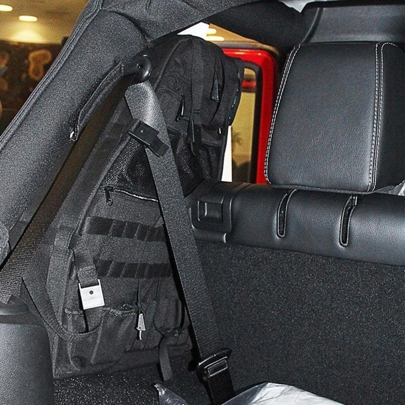 Roll Bar Storage Bag Cargo Organizer Bag Cage with Multi-Pockets for Wrangle
