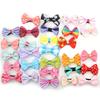 10Pcs Mixed Color Baby Girls Flower Dot Bowknot Hair Clips Set Hairpin Headwear