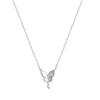 Korean Butterfly Water Drop Necklace for Women - Summer Clavicle Chain with Light Luxury Style