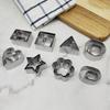 24Pcs/set Stainless Steel Biscuit Mould Cookies Chocolate Cake Baking Mold Set DIY Pattern Kitchen Tools