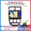 10.1''  Car Stereo Radio Mirror Link OBD RDS For Jeep Compass 2007-09