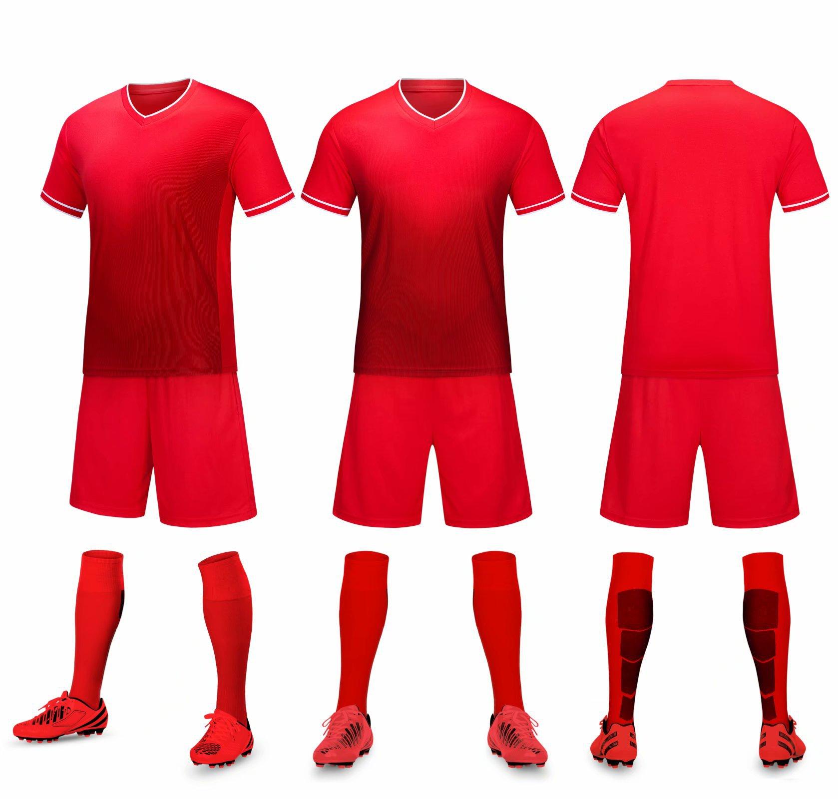 Football Jersey Set, Adult Children S Football Training Jersey, Light Board Football Jersey, Competition Jersey Free xl (height 180-185) красный