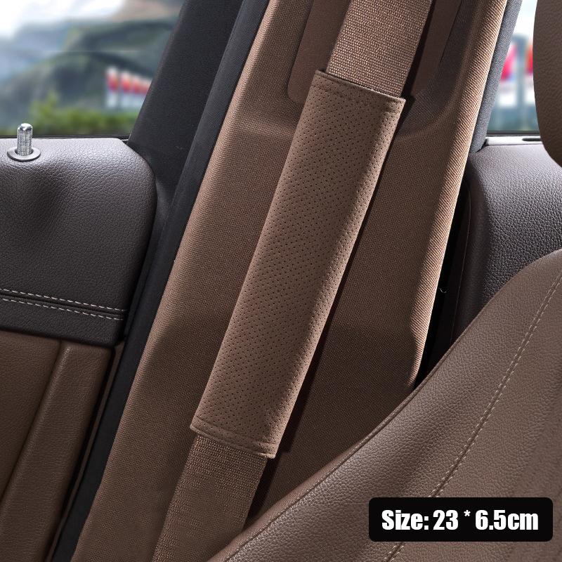 Car Seat Belt Cover Suede Safety Belt Shoulder Cover Protection Pad For Tesla Model 3 Model S Model Y Universal Accessories