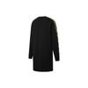 Puma Logo Print Solid Long Sleeve Dress Women Dresses Black 848284-01