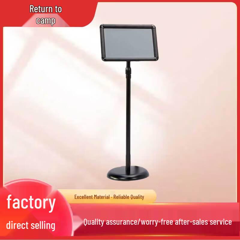 Guiving Stainless Steel A4 Sign Holder Floor Display Stand