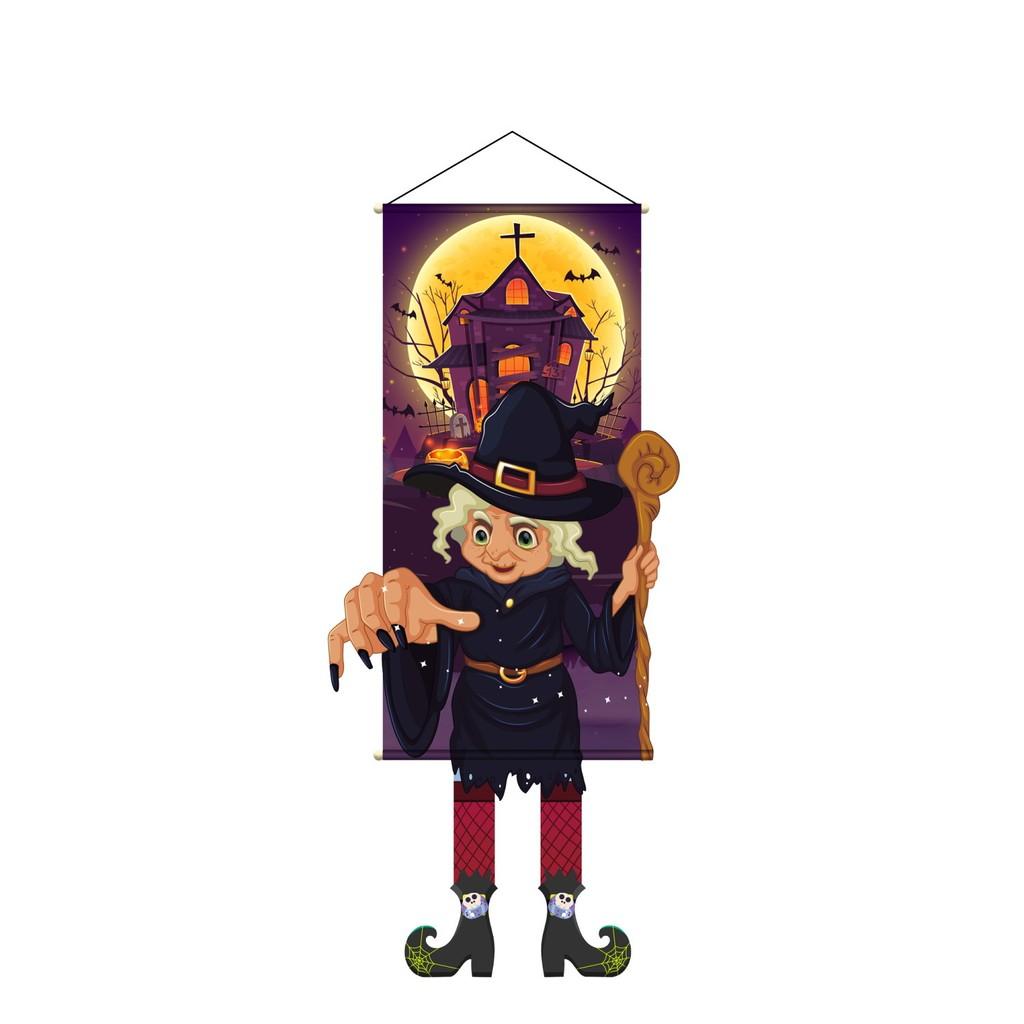 

Pumpkin Halloween Whimsical Gnome Door Decor For Enchanting Party Atmosphere 01