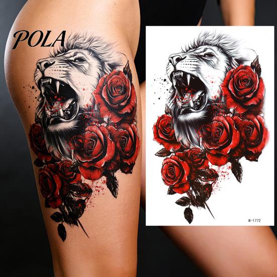5 Sheets Tattoo Stickers, Skin-Friendly Temporary Tattoos for Adults And Kids, Easy To Apply Hypoallergenic Non-Irritating Body Art for Events And