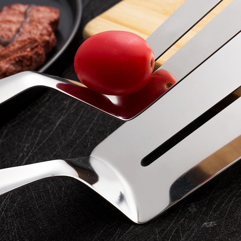 Stainless Steel Barbecue Clamp Frying Steak Fried Fish Clip Tong BBQ Non-Stick Barbecue Grilling Camping BBQ Kitchen Tools