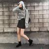 Korean version of Martin boots women's British retro short boots 2025 autumn and winter velvet flat-bottomed student recreational locomotive boots ver