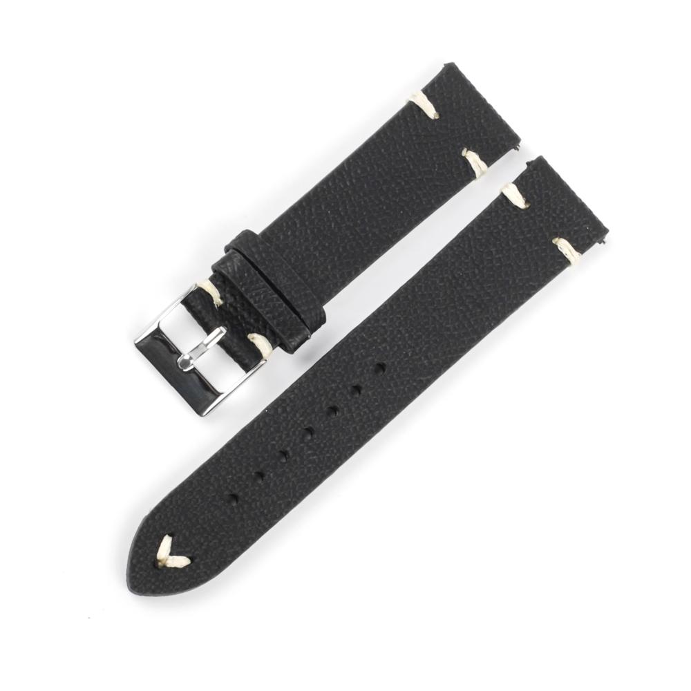 Handmade First Layer Leather Watchband 18mm 19mm 20mm 21mm 22mm Palm Pattern Bracelet Wristband Vintage Watch Straps