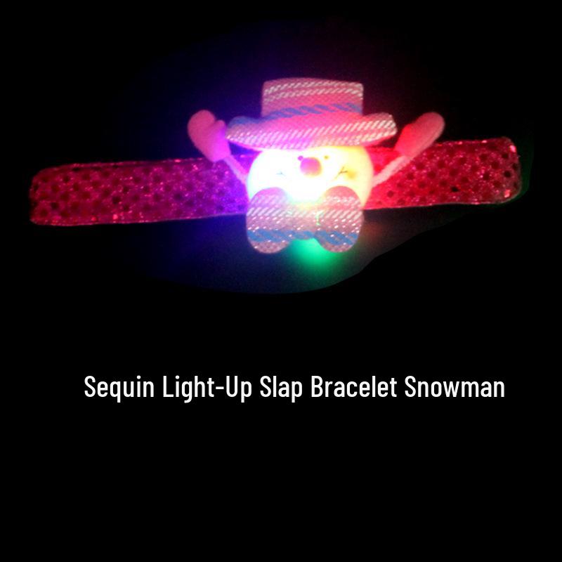 Christmas Luminous Snap Bracelets for Kids