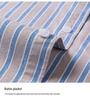 Men's Casual Business Enzyme Washed Plaid Oxford Shirt - Long Sleeve, High-End, for Spring and Autumn