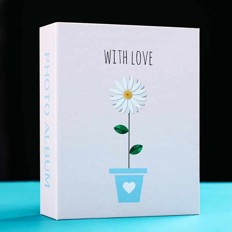 Large Capacity Insert-Type Photo Album for 5, 6, & 7-Inch Photos - Cute Family & Baby Picture Storage Book