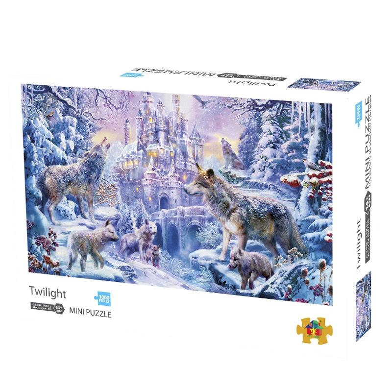 Mini Landscape Art Puzzle Series Challenging Difficultly 1000pcs For Adults Stress Relief Toy