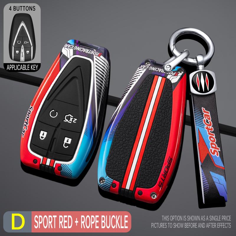 

Racing Style Metal Car Key Case Fob Cover For Changan Cs35 Cs55 Cs75 Plus Cs75Plus Cs35Plus Cs55Plus Univ Unit Unik Oshan