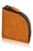 Bag Small Coin Zipper Genuine YKK Compact Mini Coin for Men and Women Genuine [Kameto Manufacturing] Purse, L-shaped Wallet, Leather, Zipper, Case,