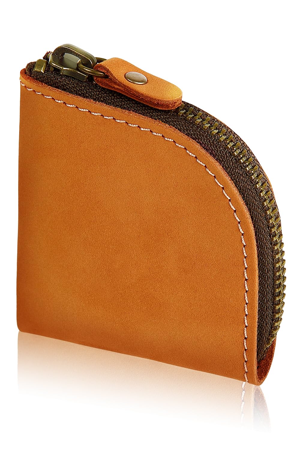 

Bag Small coin zipper genuine YKK compact mini coin for men and women genuine [Kameto Manufacturing] purse, L-shaped wallet, leather, zipper, case,