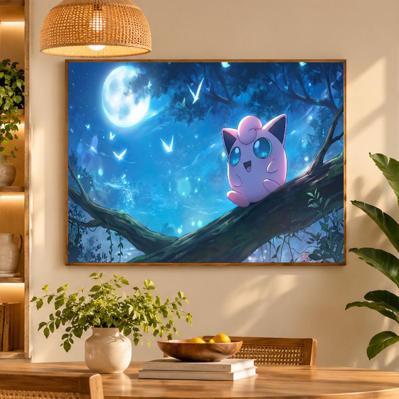 5D Diamond Painting Jigglypuff DIY Full Drill Diamond Art Kit Home Decoration