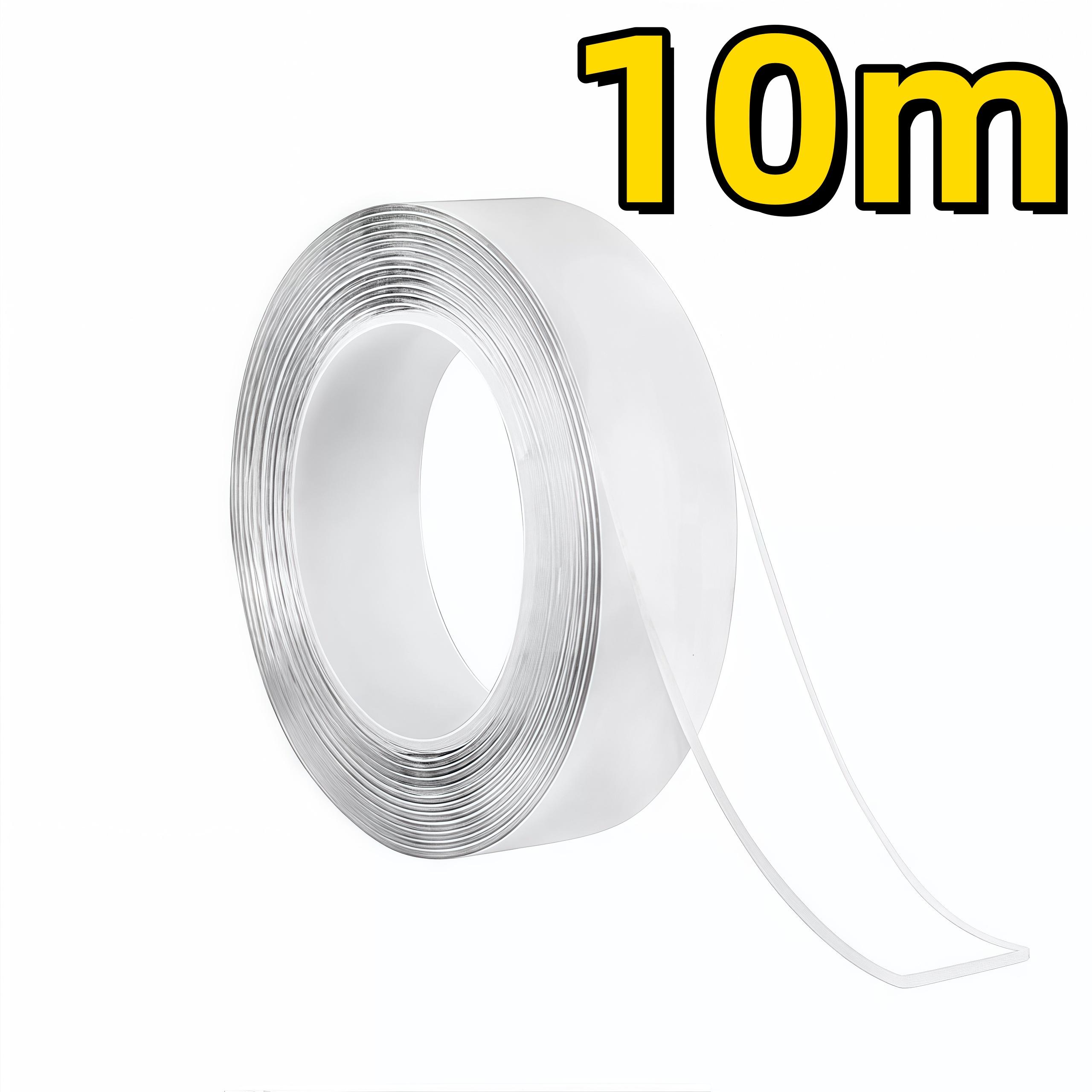 

10M Ultra-Strong Nano Double-Sided Tape | Thick Transparent PE Acrylic | Waterproof High Viscosity | No Residue | For Plastic/Wo