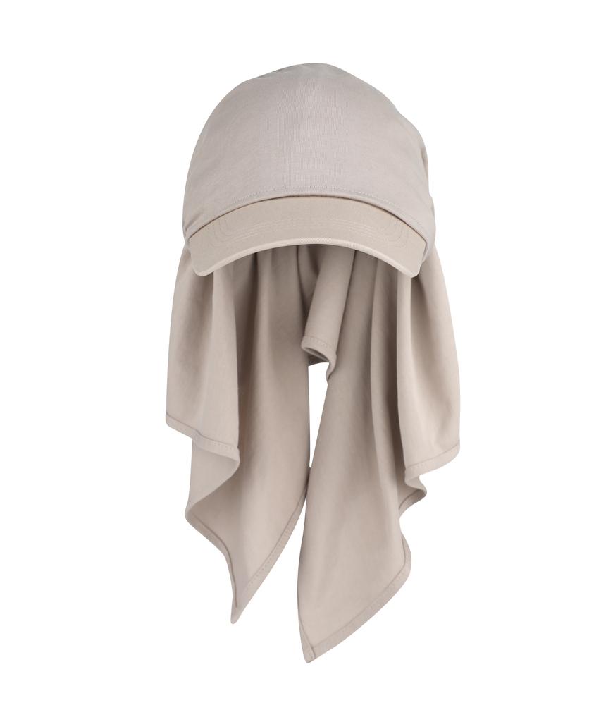 AAKAM Scarf Cap (Beige)