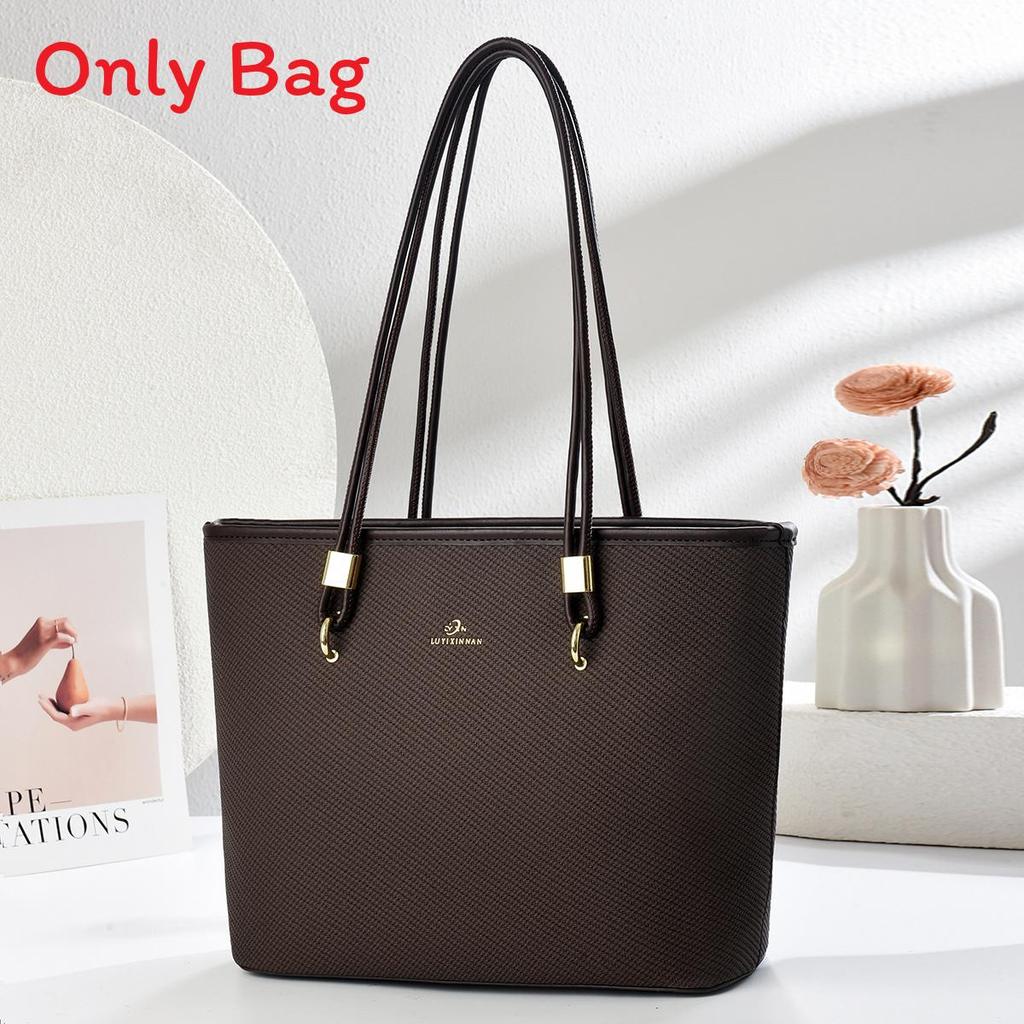 Tote Bag For Women Large Pu Handbag With Zipper Pockets For Daily Use