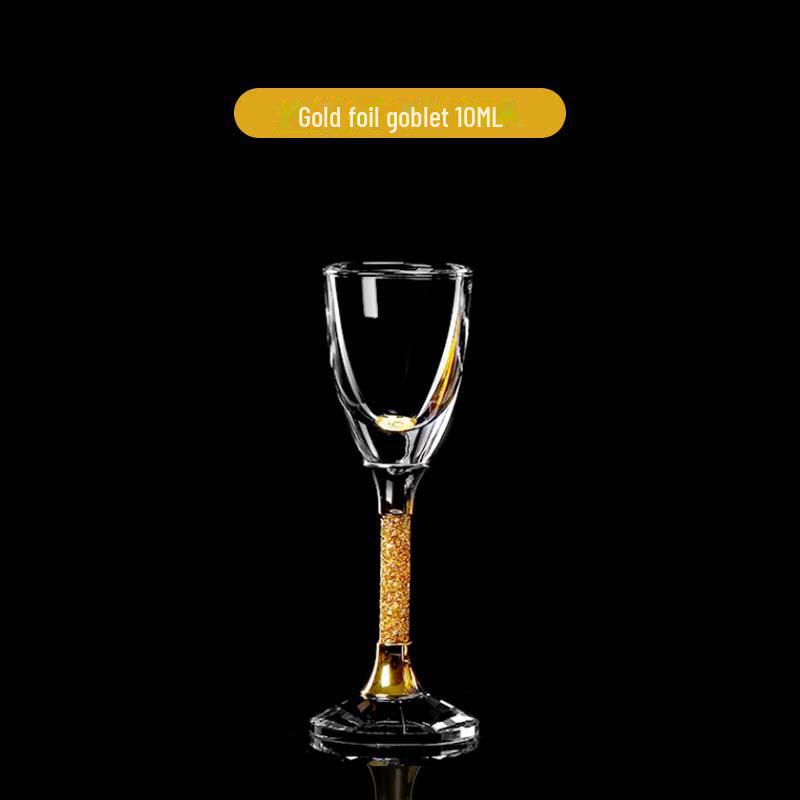 Wine Dispenser Cup with Scaled Thick Bottom, 7-Shaped Handle, Glass for White Wine - Perfect for Home or Commercial Use