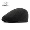 Korean Version of Fashion Knitted Hat Women's Autumn Winter Beret British Retro Literary Cap Casual Forward Hat Men