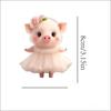 Acrylic Key Chain Pendant 2D Car Interior Pendant Bag Accessory Piglet Key Chain  Home Decoration