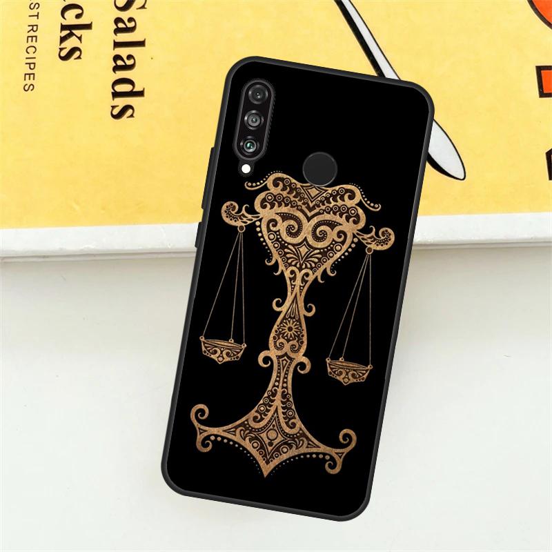 Zodiac Signs Case For Huawei Nova Y61 Y91 Y60 Y70 Y90 Nova 9 10 SE 11i 8i 3i P20 P30 Pro P40 Lite Cover