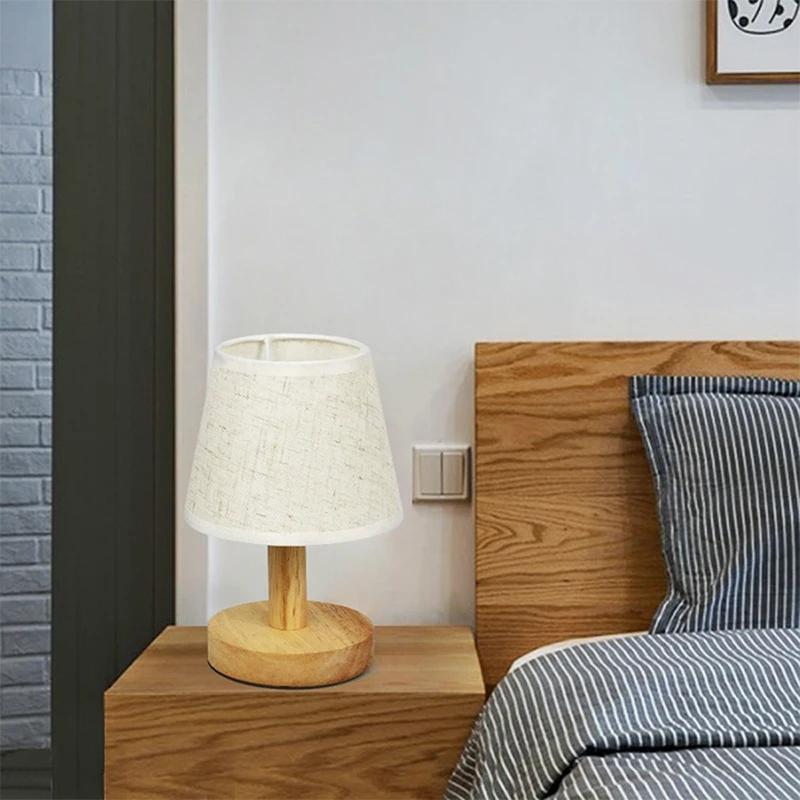 LED Table Lamp Interior Lighting Fixture For Living Bedroom Bedside Night Desktop Decoration Retro Japanese Style Desk Lights