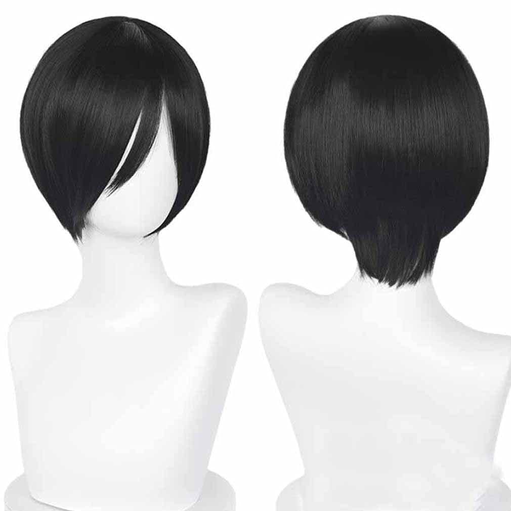 LAOBAO Cosplay Wig - Chinese Beauty Wig, Heat Resistant, Costume Wig, Black Bob, Party, Halloween, Fancy Dress, Event, Cosplay Wig
