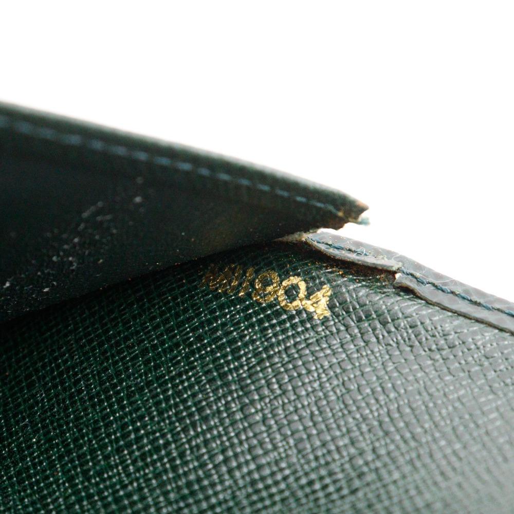 LOUIS VUITTON Agenda Bureau Notebook cover R20407 Notebook cover Epithea Deep green Taiga mens Used