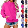 Dame Langermet Oversized Oversized Drop Shoulder Ermer Dame Hettegenser Plysj Genser