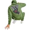 PUMA X Santa Cruz Sweatshirts Men's Green Hooded Moderate Regular 532240-67