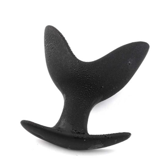 Unisex Soft Silicone Waterproof V Shape Butt Anal Plug Dildo Prostate Massager