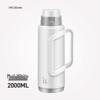 SIMELO Kyoto Glass Liner Thermos Bottle 2.0L