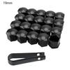 20Pcs Car Wheel Nuts Caps Protector Tyre Bolts Outward Decoration Studs Hub Cover Caps Gloss 17mm/19mm/21mm